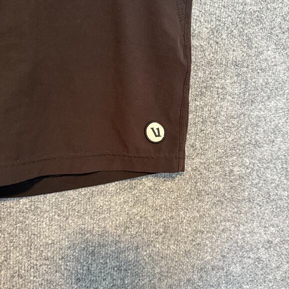 Vuori Shorts Men 32 Black Swim Trunks Drawstring Pockets Stretch Board Shorts - Picture 4 of 10